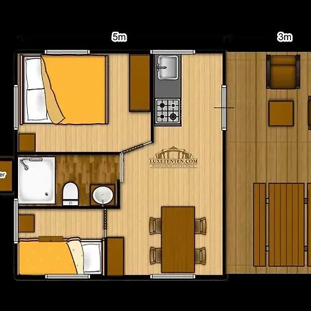 Glamping Zecamping 3 étoiles Animaux Acceptés Tennis Piscine Et Soirées Animées 3*